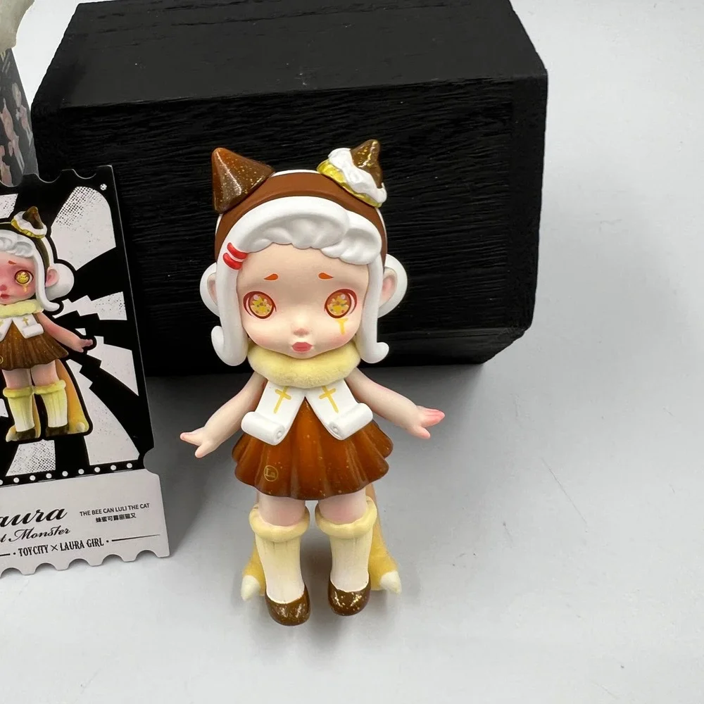 TOYCITY Laura Sweet Monster The Bee Can Luli the Cat Figure Confirmed Blind Box